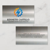 Logo für Blitzgeräte | Elektriker Visitenkarte (Vorne/Hinten)