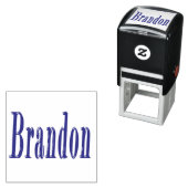 Logo für Brandon, Permastempel (Beispiel)