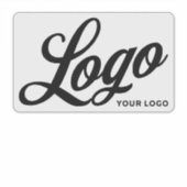 Logo für "Clear Vinyl Rechteck Business Bumper" Aufkleber (Vorderseite)