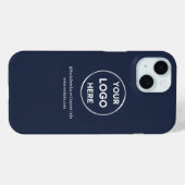 Logo für "Custom Navy Blue Business" Case-Mate iPhone Hülle (Rückseite (Horizontal))