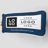 Logo für "Custom Navy Blue Business" Golf Headcover (Vorderseite)