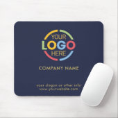 Logo für "Custom Navy Blue Company Business" Mousepad (Mit Mouse)