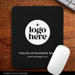 Logo für "Custom Text Black Company" Mousepad