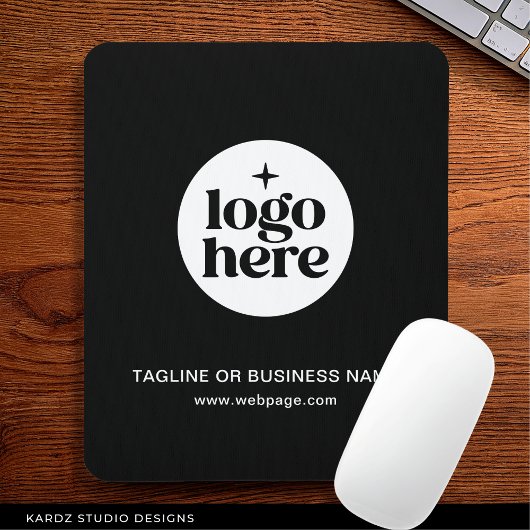 Logo für "Custom Text Black Company" Mousepad