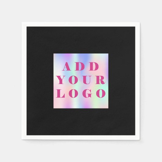 Logo für das Bar von Black Café Serviette (Vorderseite)