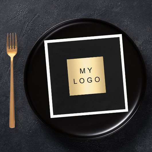 Logo für das Bar von Black Café Serviette