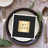 Logo für das Bar von Black Café Serviette