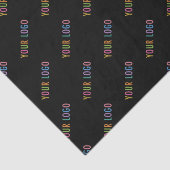 Logo für das benutzerdefinierte Black Tissue Paper Seidenpapier (Ausschnitt)