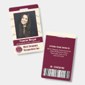 Logo für das benutzerdefinierte Foto-Bar von Offic Ausweis (Front & Back)