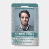 Logo für das benutzerdefinierte Foto-Computer-IT-M Ausweis (Front)