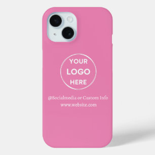Logo für das benutzerdefinierte Rosa-Geschäft Case-Mate iPhone Hülle