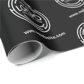 Logo für das "Black Business"-Logo von Custom Comp Geschenkpapier (Rolleneckpunkt)