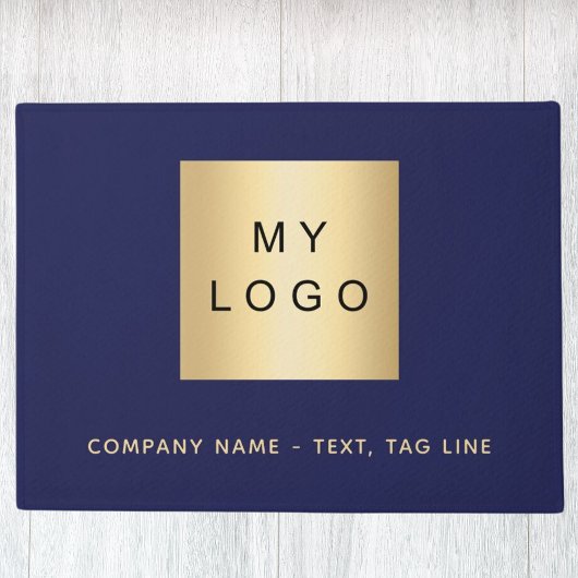 Logo für das blaue Gold Fußmatte