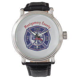 Logo für das Blue Firefighter-Abzeichen - kundensp Armbanduhr