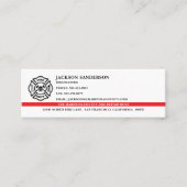 Logo für das Brandabwehrteam Mini Visitenkarte (Vorderseite)