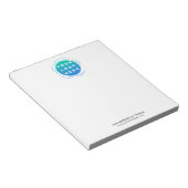 Logo für das Büro oder die Firma Notizblock (angewinkelt)