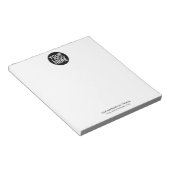 Logo für das Büro oder die Firma Notizblock (angewinkelt)