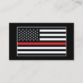 Logo für das Feuerwehrteam der Custom Fire Departm Visitenkarte (Rückseite)