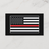 Logo für das Feuerwehrteam der Custom Fire Departm Visitenkarte (Rückseite)