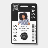 Logo für das Foto "Custom Journality Press Pass" | Ausweis (Vorderseite)