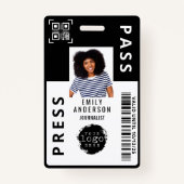 Logo für das Foto "Custom Journality Press Pass" | Ausweis (Vorderseite)