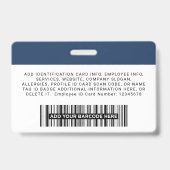 Logo für das Foto "Eigene Firmenangestellte" Ausweis (Rückseite)