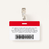 Logo für das Foto "Eigene Firmenangestellte" Ausweis (Rückseite mit Klammer)