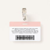 Logo für das Foto "Eigene Firmenangestellte" Ausweis (Rückseite mit Klammer)