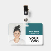 Logo für das Foto "Eigene Firmenangestellte" Ausweis (Vorderseite mit Clip)