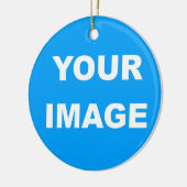 Logo für das Foto hinzufügen Keramik Ornament (Links)