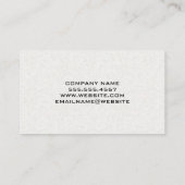 Logo für das Gebäude | Schwermaschinen Visitenkarte (Rückseite)