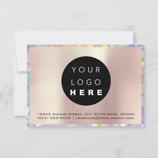 Logo für das Geschenkgutschein für Perlen (Rückseite)