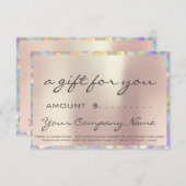 Logo für das Geschenkgutschein für Perlen (Vorne/Hinten)