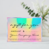 Logo für das Geschenkzertifikat (Stehend Vorderseite)