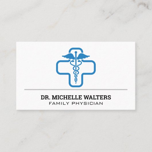 Logo für das Gesundheitswesen Visitenkarte (Vorderseite)