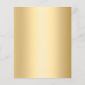 Logo für das Gold-Geschäft Qr-Code, benutzerdefini Flyer (Hinten)