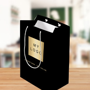 Logo für das Goldgeschäft Mittlere Geschenktüte