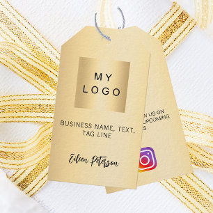 Logo für das Goldgeschäft QR Instagram Geschenkanhänger
