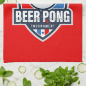 Logo für das individuell anpassbare Bierpong-Turni Geschirrtuch (Gefaltet)