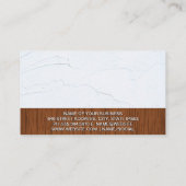 Logo für das Kommerzielle Gebäude Visitenkarte (Rückseite)