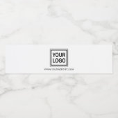 Logo für das kundenspezifische Branding für Wasser Wasserflaschenetikett (Einzelnes Label)