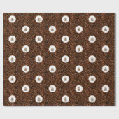 Logo für das Muster-Shop für Kaffeebohnen Geschenkpapier (Flach)