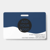 Logo für das Navy-berufliche Foto Ausweis (Rückseite)