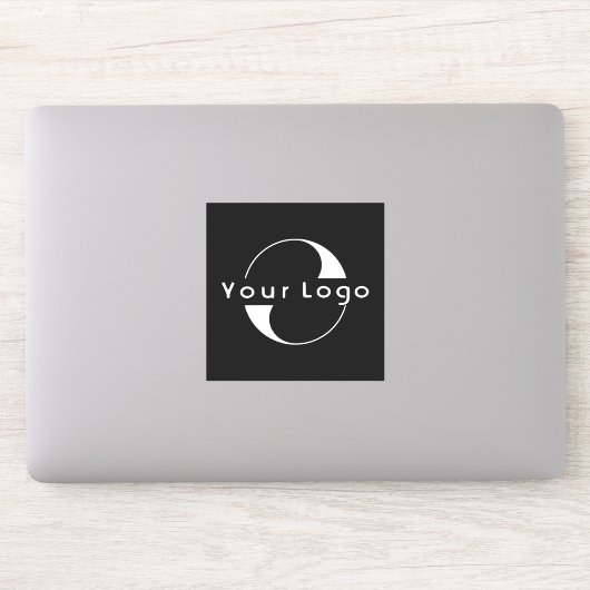 Logo für das Notebook der Firma Vinyl Square Black Aufkleber (Computer)
