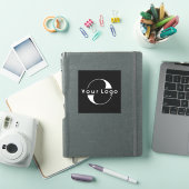 Logo für das Notebook der Firma Vinyl Square Black Aufkleber (iPad Hülle)