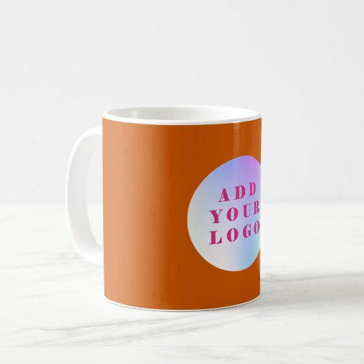 Logo für das Orangengeschäft Kaffeetasse (Vorderseite Links)