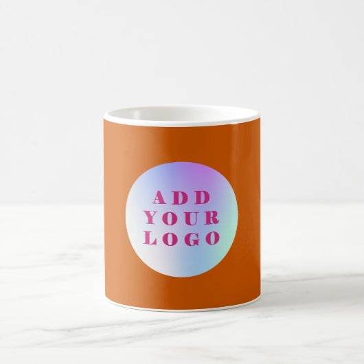 Logo für das Orangengeschäft Kaffeetasse (Mittel)