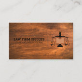 Logo für das Rechtsgesetz | Holzkörner Visitenkarte (Vorderseite)