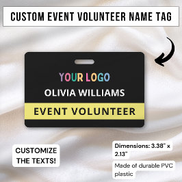 Logo für das Schwarze Abzeichen für benutzerdefini Ausweis