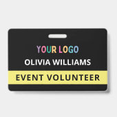 Logo für das Schwarze Abzeichen für benutzerdefini Ausweis (Rückseite)